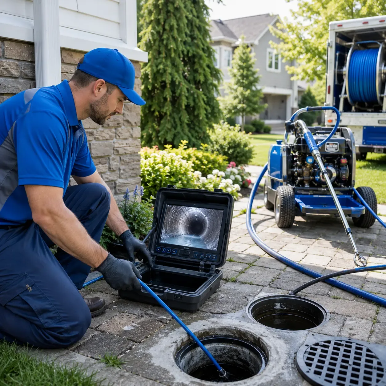 Outdoor drain cleaning professionals serving Hartman, AR